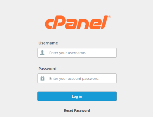 Login to cpanel