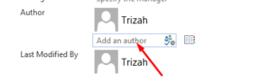 Add an author on Microsoft Word