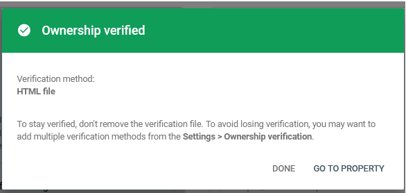 Ownership verification
